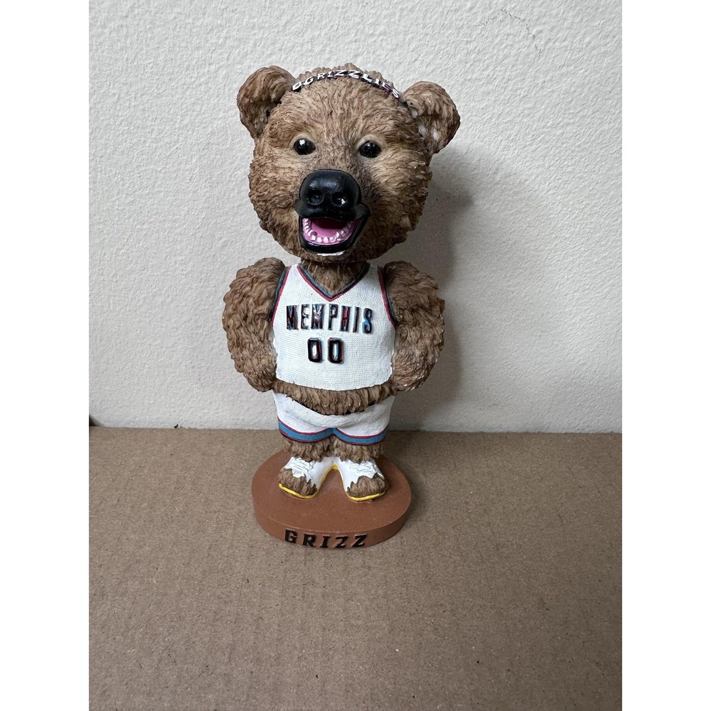 Vintage Memphis Grizzlies Grizz Bobblehead Brown NBA Basketball Bobble Dobbles